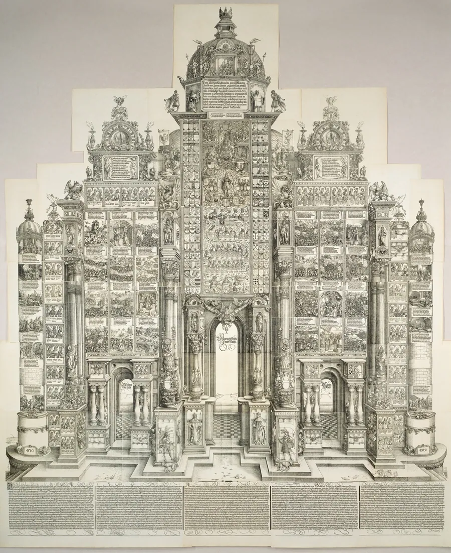 The Triumphal Arch of Maximilian by Albrecht Dürer