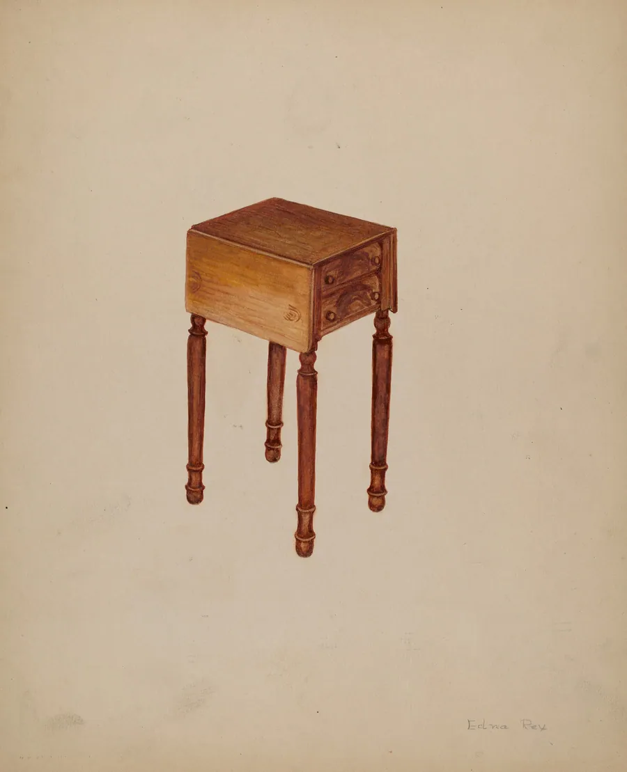 Sewing-table by Edna Crenshaw Rex
