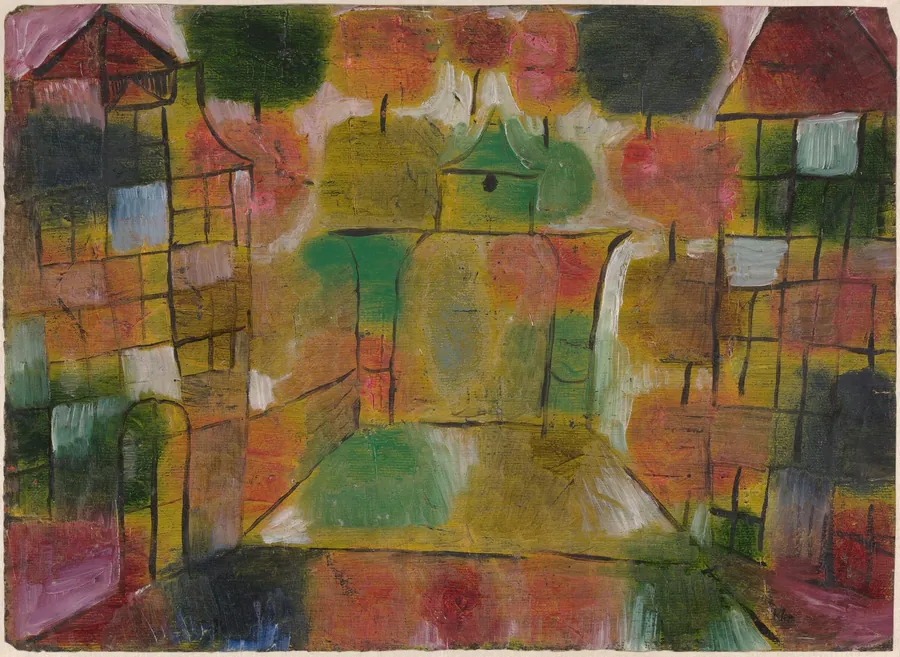 Baum und Architektur--Rhythmen (Tree and Architecture--Rhythms) by Paul Klee