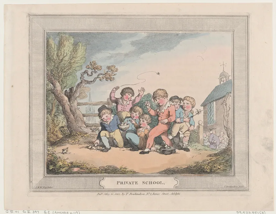 Private School by Thomas Rowlandson