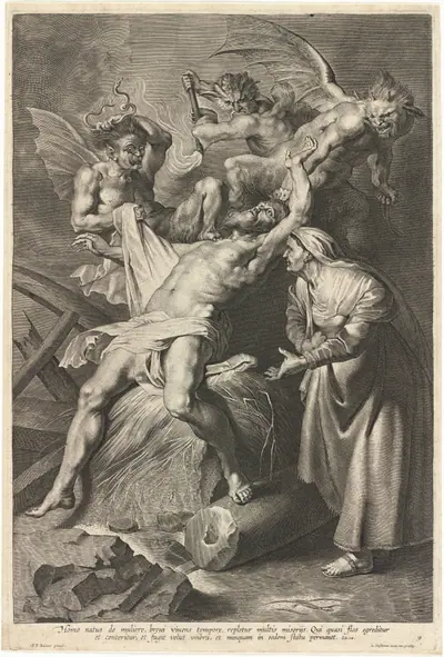Job Tormented by Demons and Abused by His Wife