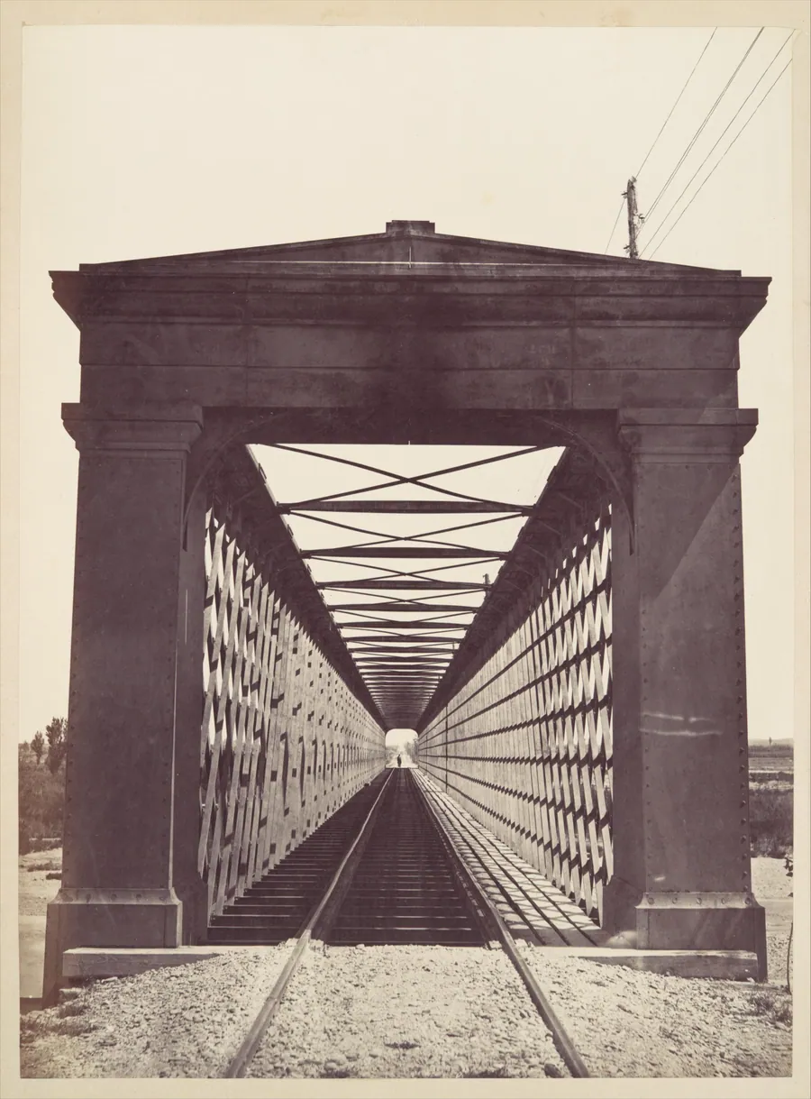 Zaragoza à Pamplona y Barcelona—Puente de Zuera by Juan Laurent
