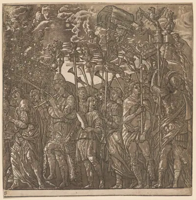 The Triumph of Julius Caesar: Soldiers Carrying Banners and Standards