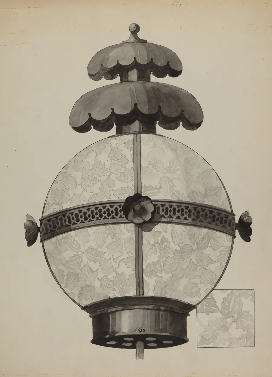 Garden Lamp by Florence Huston