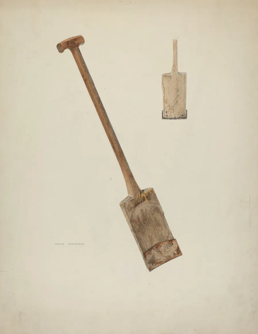 Wooden Spade by Archie Thompson