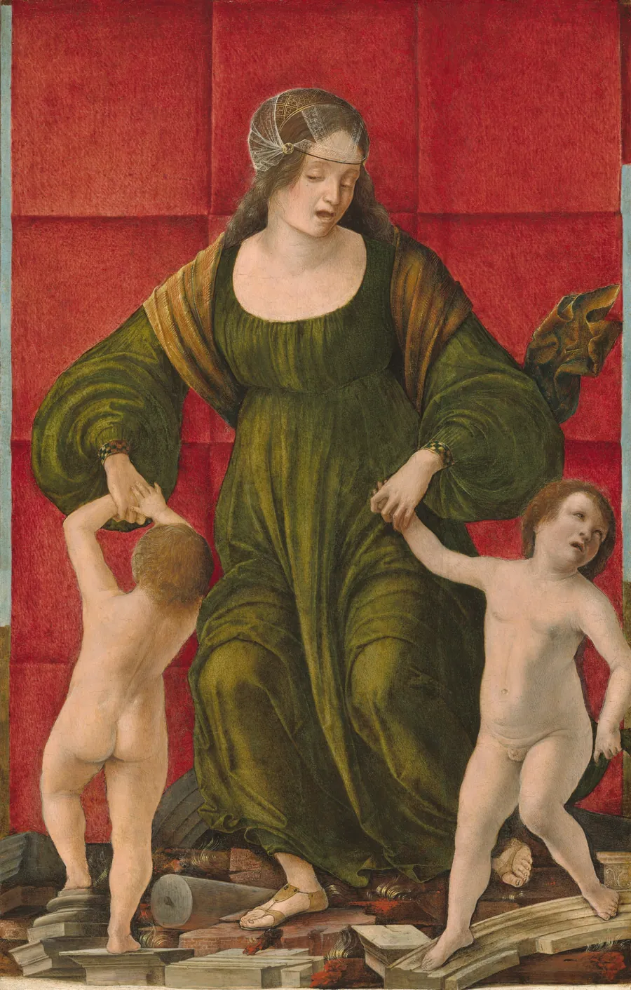 The Wife of Hasdrubal and Her Children by Ercole de' Roberti