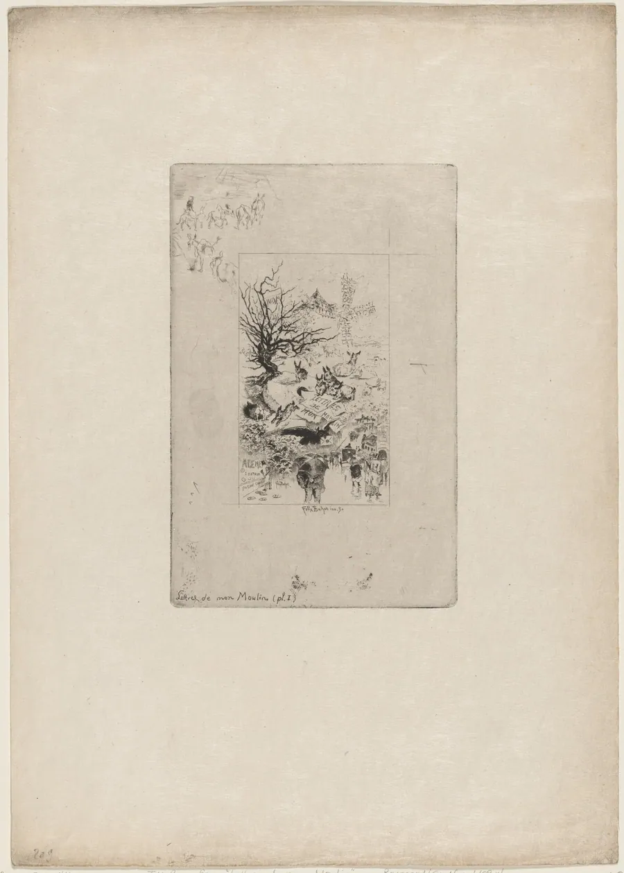 Title Page by Félix-Hilaire Buhot
