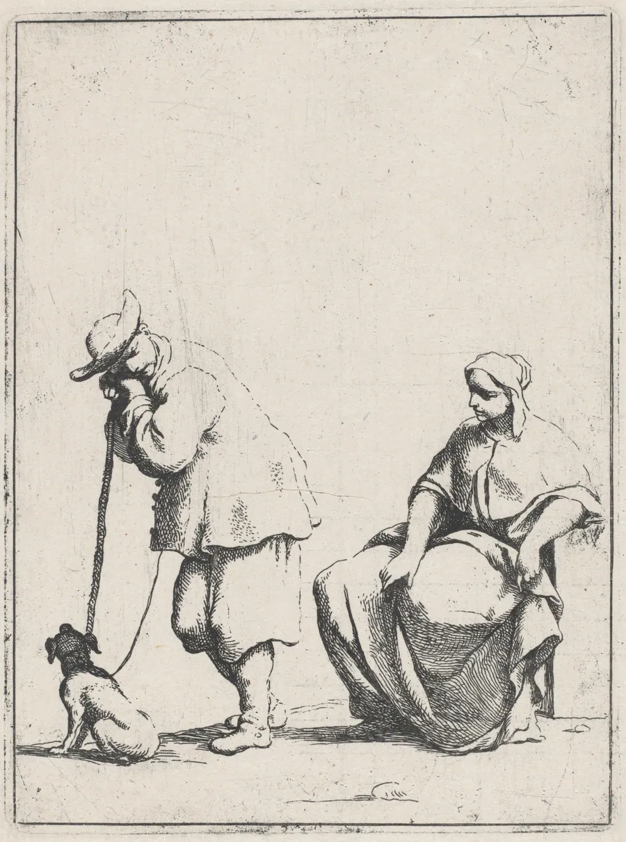 Blind Man and a Woman by Giuseppe Maria Crespi