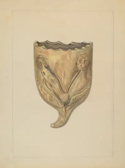 Wall Pocket for Flowers