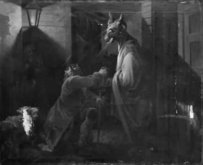 Husspøgelse eller Abracadabra, III akt, 1. scene