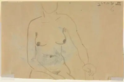 Torso of a Nude Woman (verso)