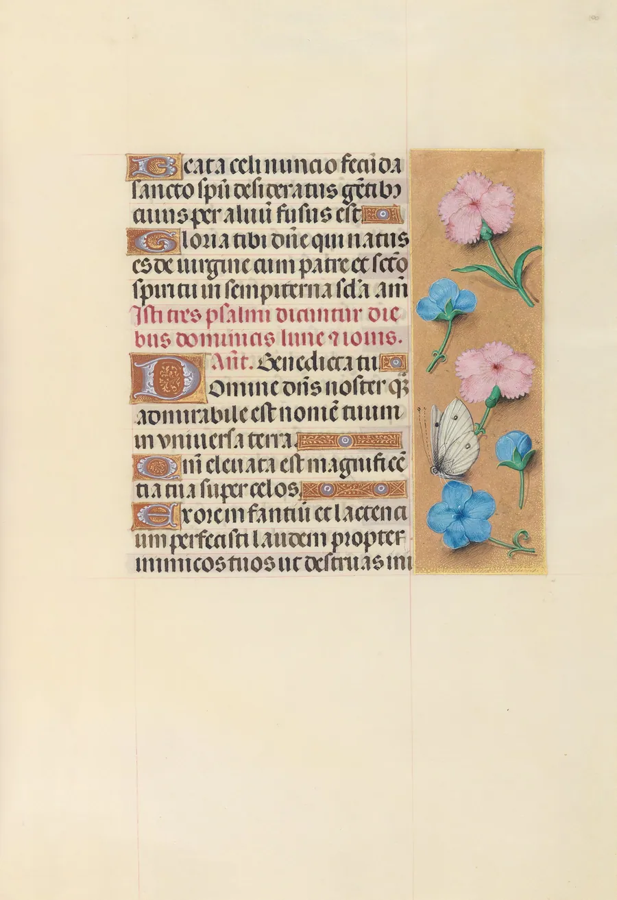 Hours of Queen Isabella the Catholic, Queen of Spain:  Fol. 100r by Master of the First Prayerbook of Maximillian