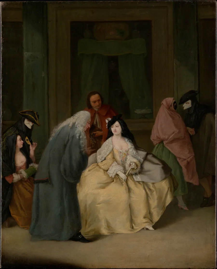 The Meeting by Pietro Longhi (Pietro Falca)
