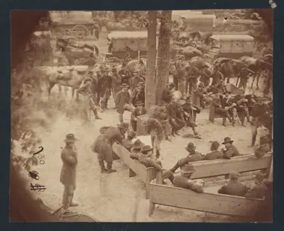 General Grant's Council of War, Massaponax Church, Virginia