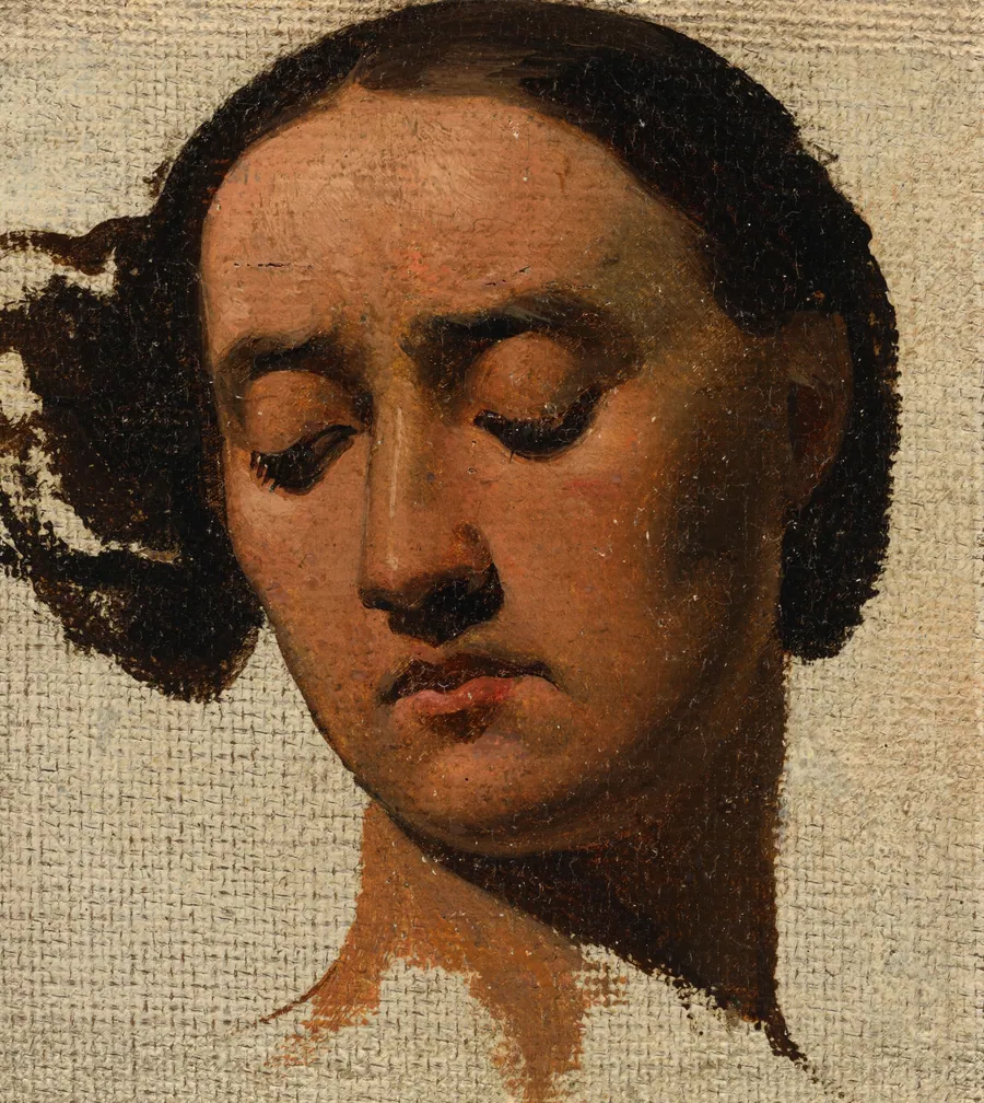 Untitled (Head of Woman) by Henri Le Secq