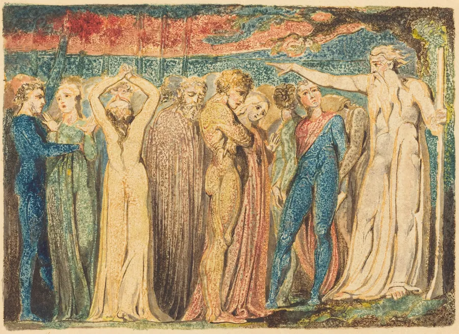Joseph of Arimathea Preaching to the Britons by William Blake