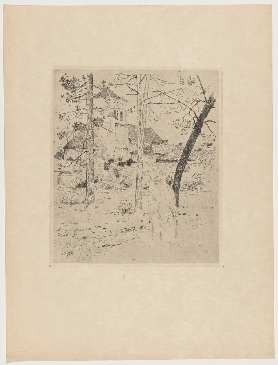 Promenade by Henri Lerolle