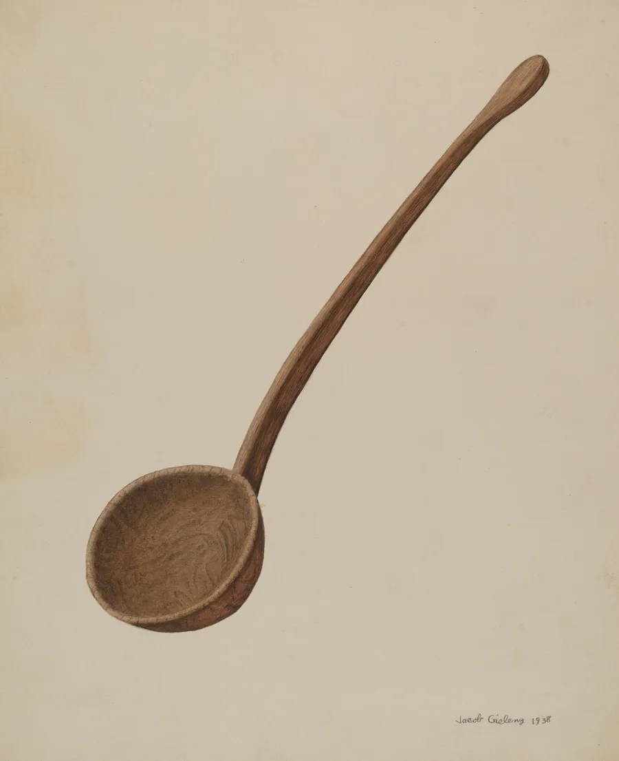 Wooden Dipper by Jacob Gielens