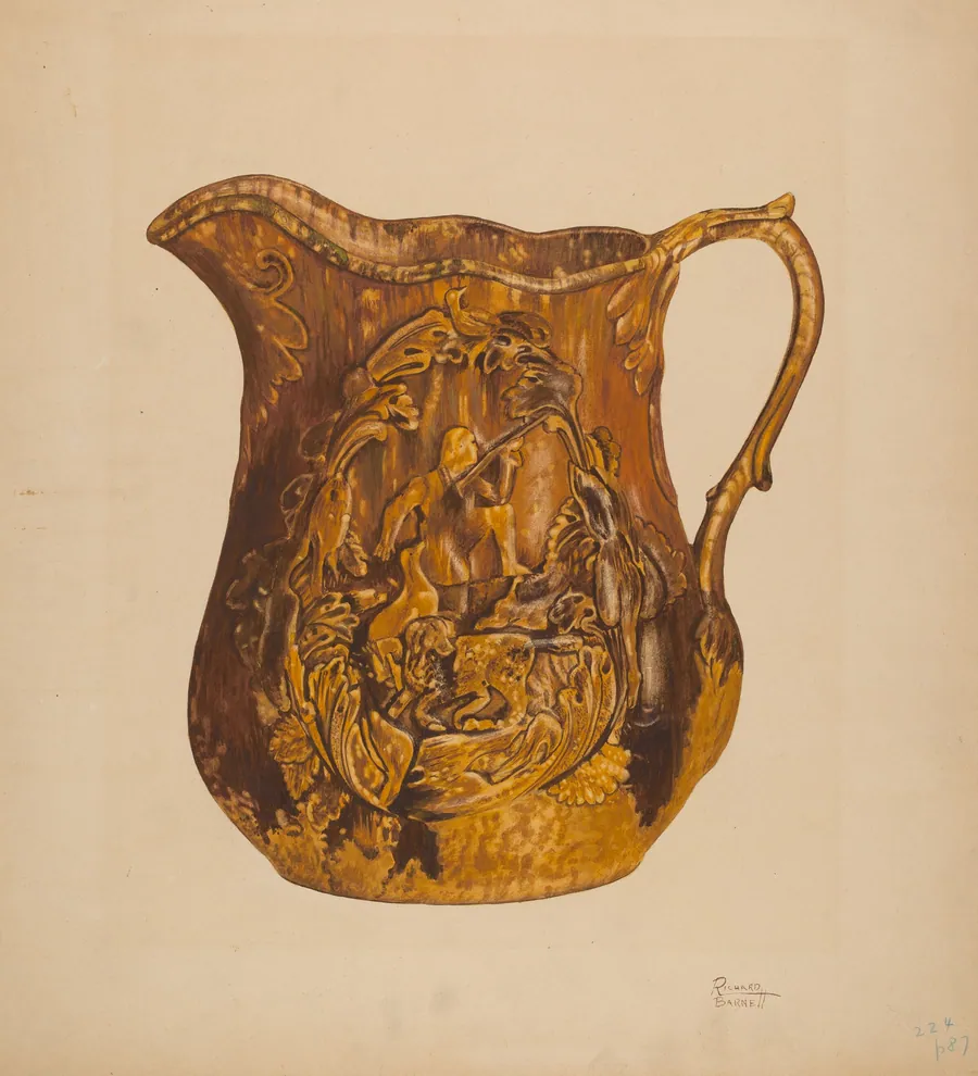 Rockingham Pitcher by Richard Barnett