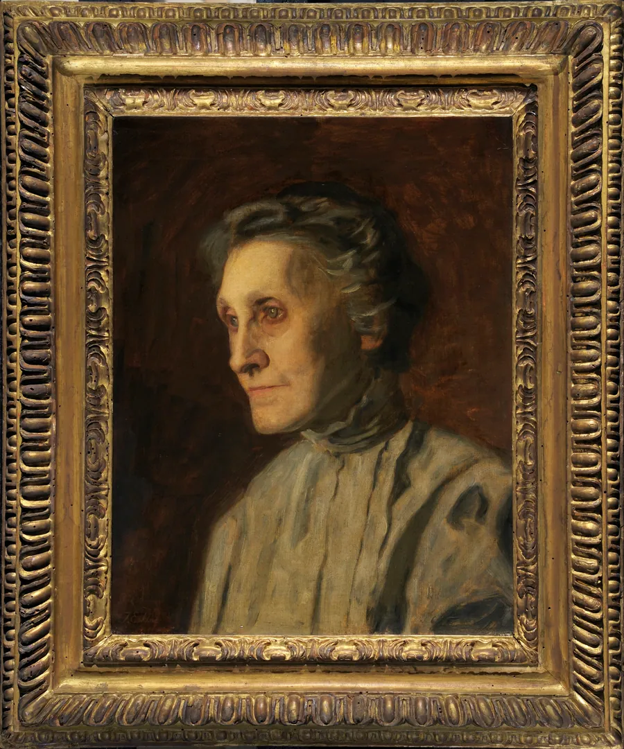 Portrait of Mrs. Helen Mac Knight (Portrait of a Mother) by Thomas Eakins, American, b. Philadelphia, Pennsylvania, 1844–1916
