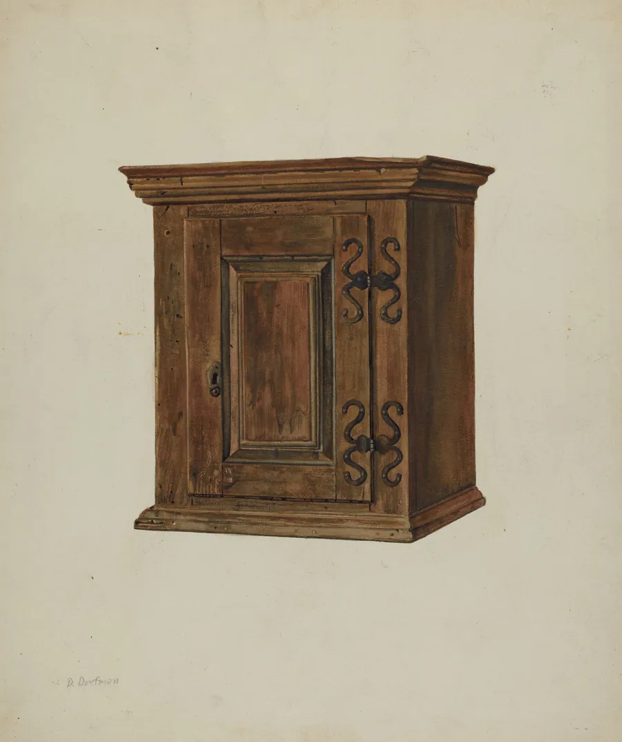 Pa. German Hanging Cupboard by David Dorfman