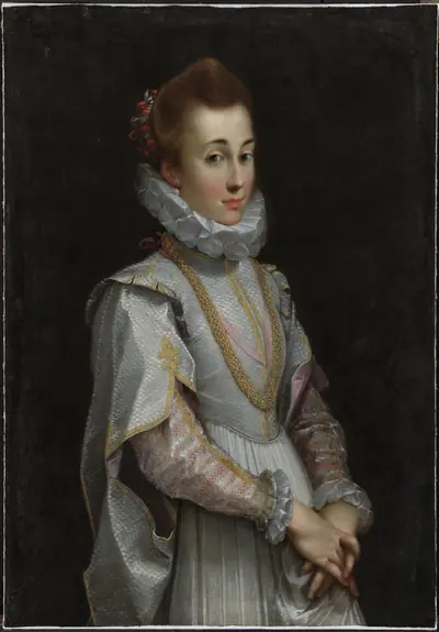 Portræt af ung dame