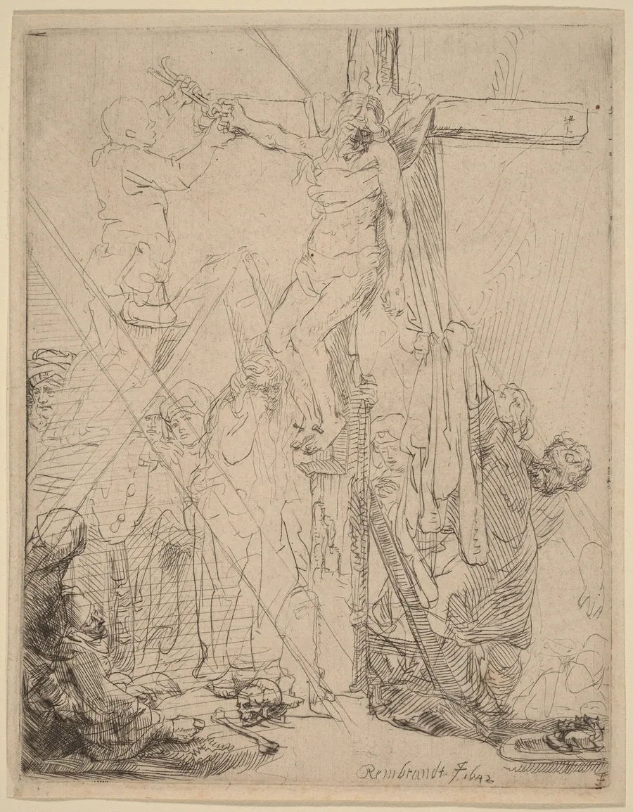 The Descent from the Cross: a Sketch by Rembrandt van Rijn