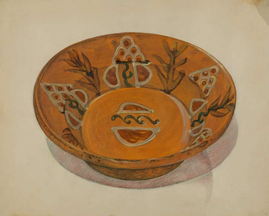 Pa. German Bowl by Hyman Pearlman
