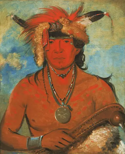 Háh-je-day-ah'-shee, Meeting Birds, a Brave