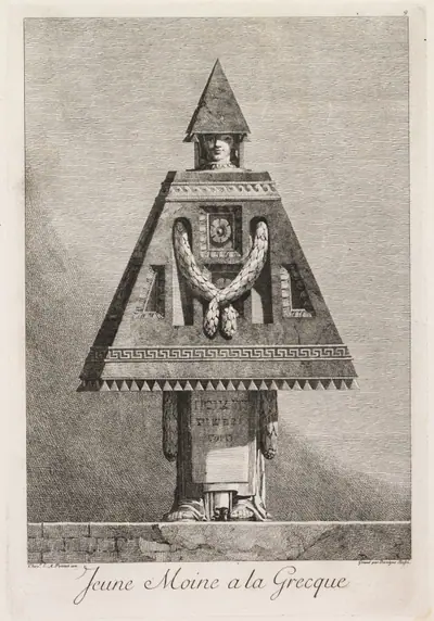 Young Monk in the Greek Style, Plate 9