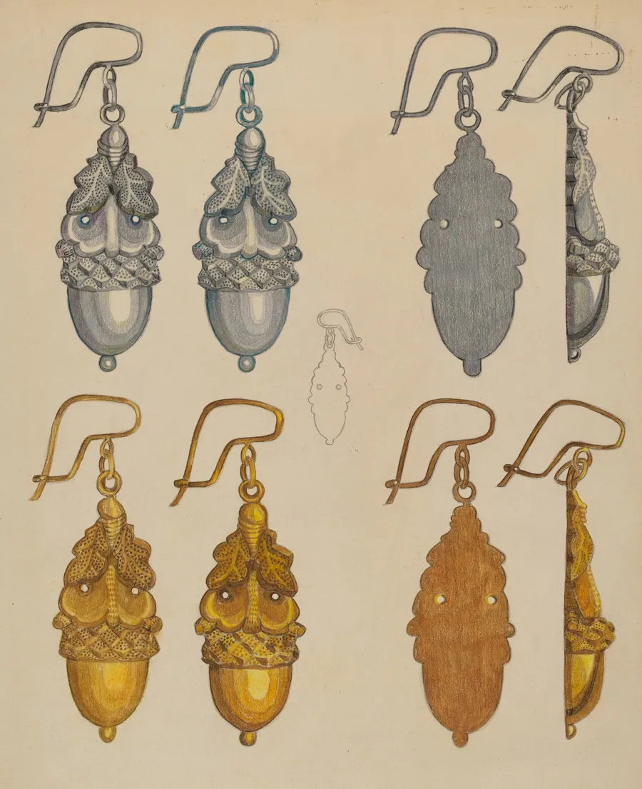 Earrings by Tulita Westfall