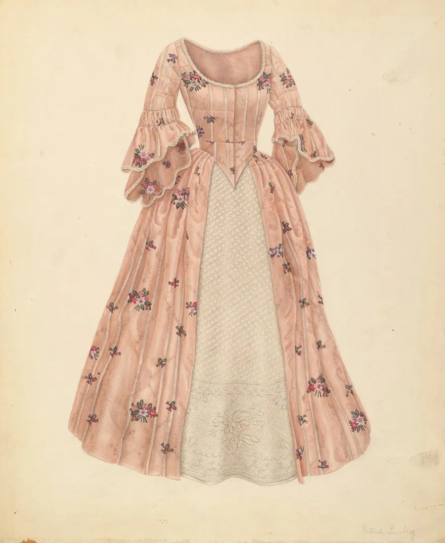 Petticoat Dress by Gertrude Lemberg