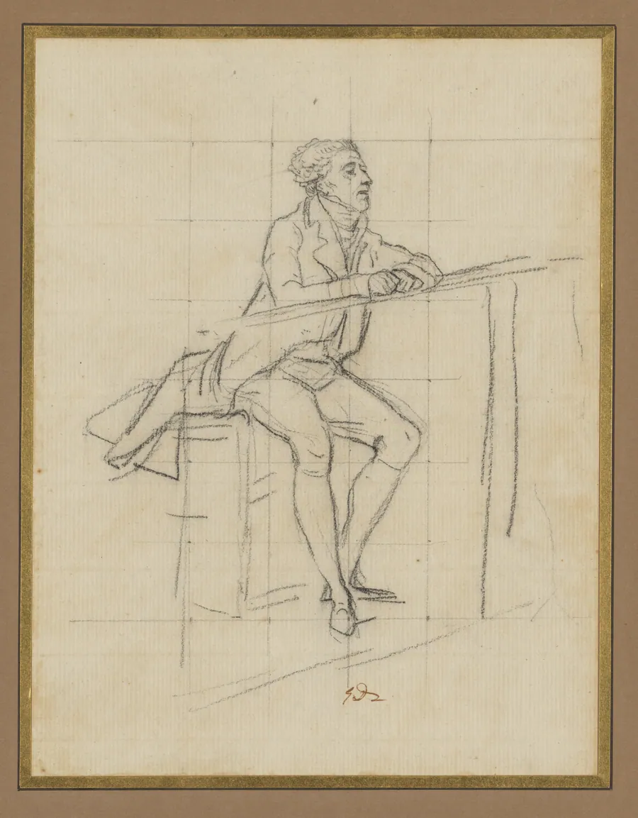 Seated Gentleman by Jacques Louis David