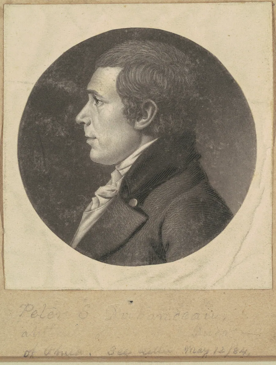 Peter Stephen DuPonceau by Charles B. J. Févret de Saint-Mémin