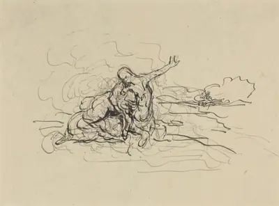 Centaur Carrying Off a Woman