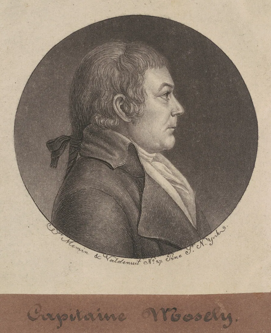 Joseph Mosely by Charles B. J. Févret de Saint-Mémin