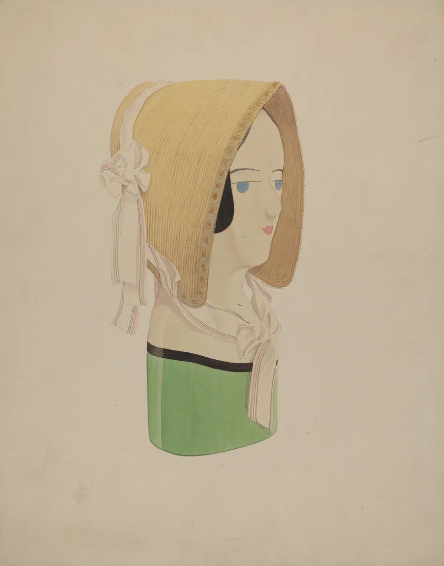 Hat Mannequin and Bonnet by Howard Weld