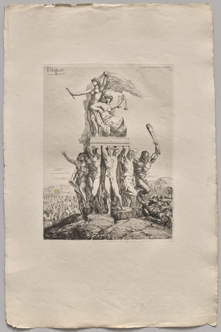 The Triumph of Justice and Truth by Nicolas-François Chifflart