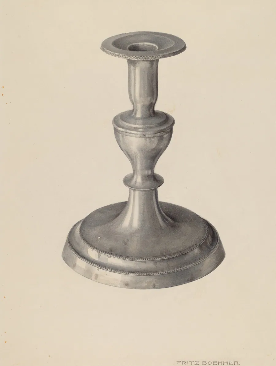 Candlestick by Fritz Boehmer