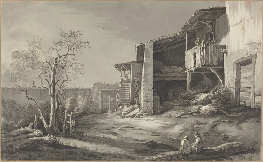 A Farmyard by Jean-Jacques de Boissieu