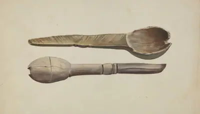 Carved Wooden Spoon