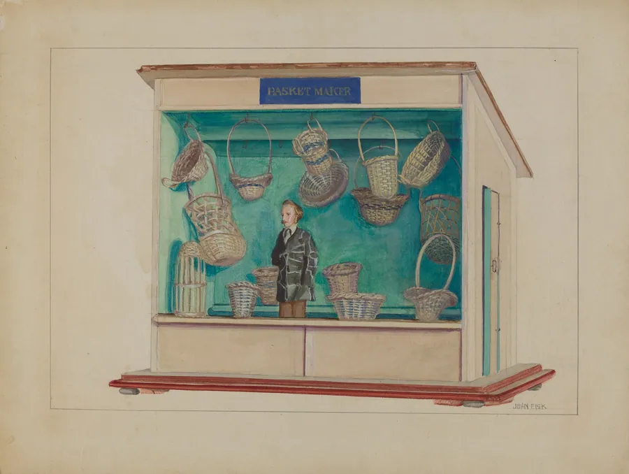 Basket Maker's Store by John Fisk