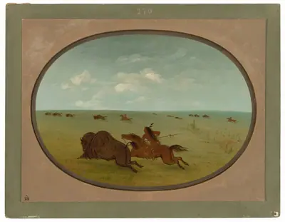 Buffalo Chase, Sioux Indians, Upper Missouri