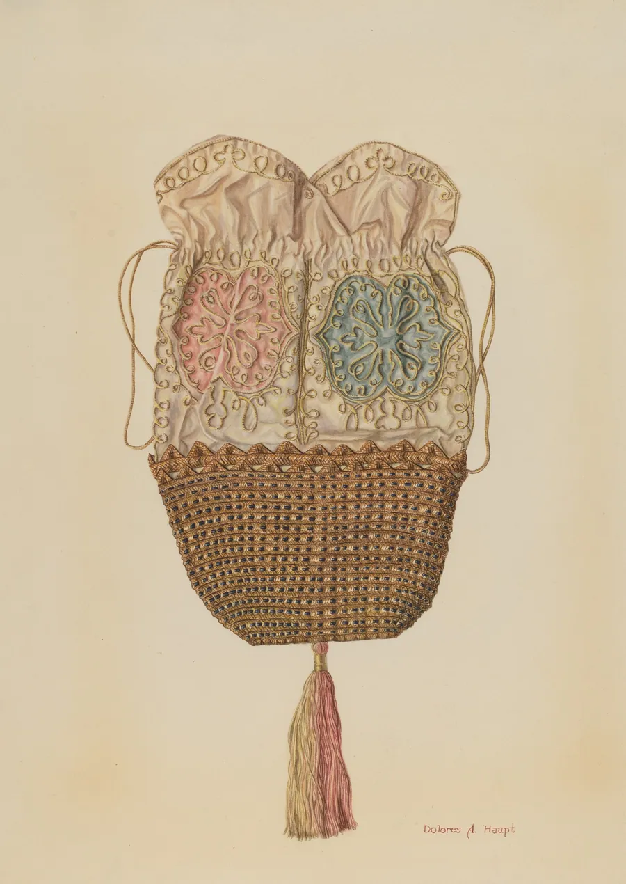 Silk-straw Reticule by Dolores A. Haupt