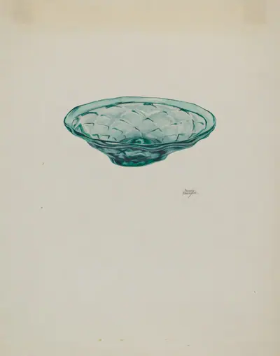 Low Glass Dish
