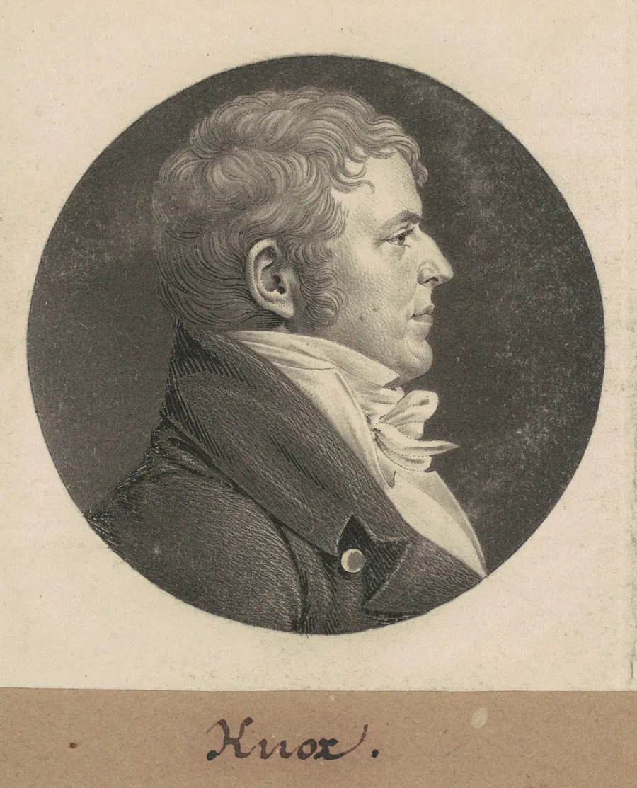Knox by Charles B. J. Févret de Saint-Mémin
