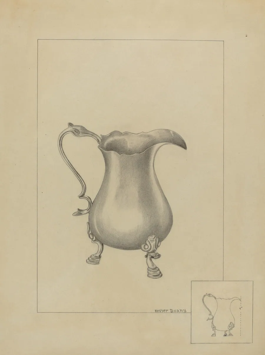 Silver Creamer by Hester Duany