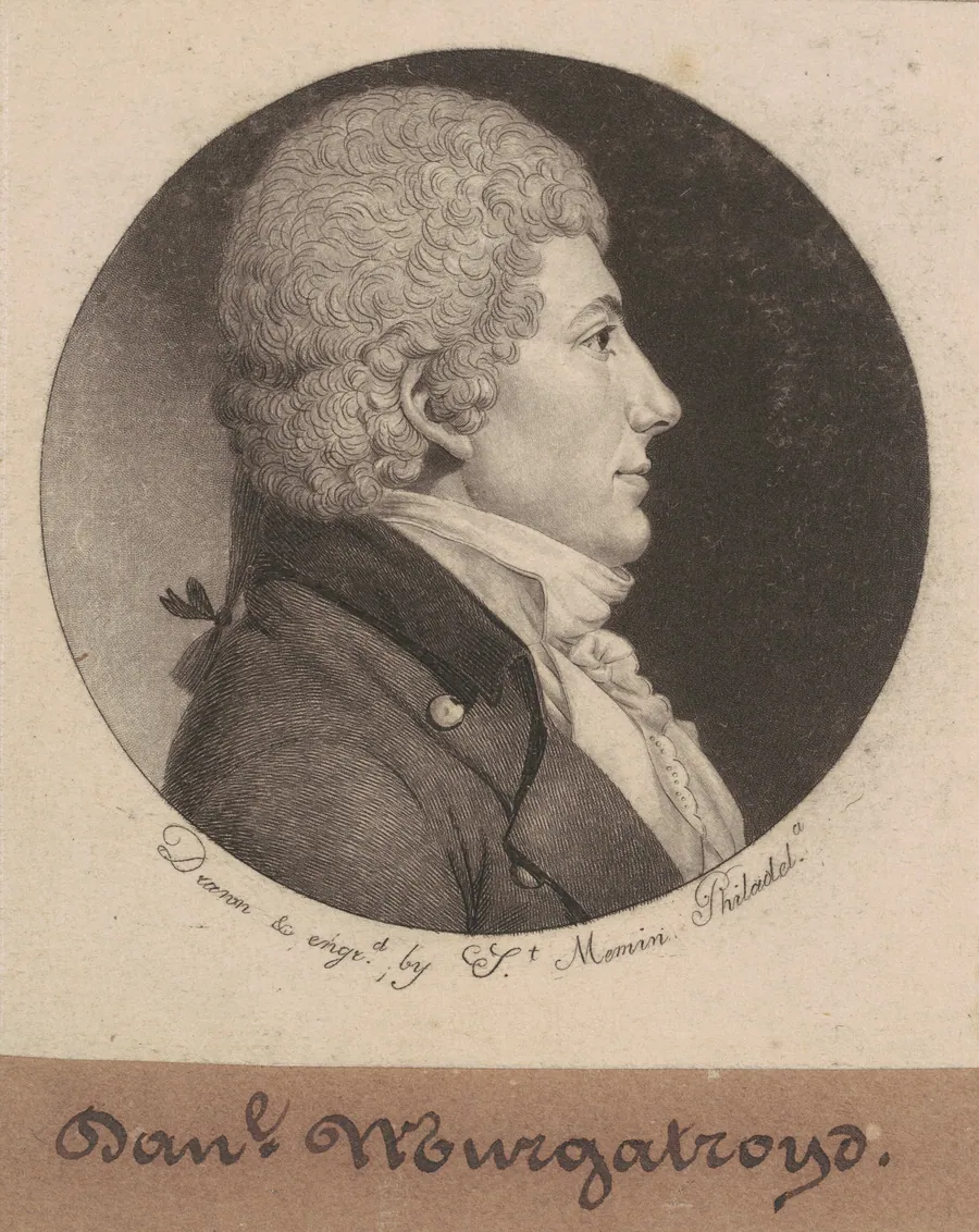 Daniel Murgatroyd by Charles B. J. Févret de Saint-Mémin