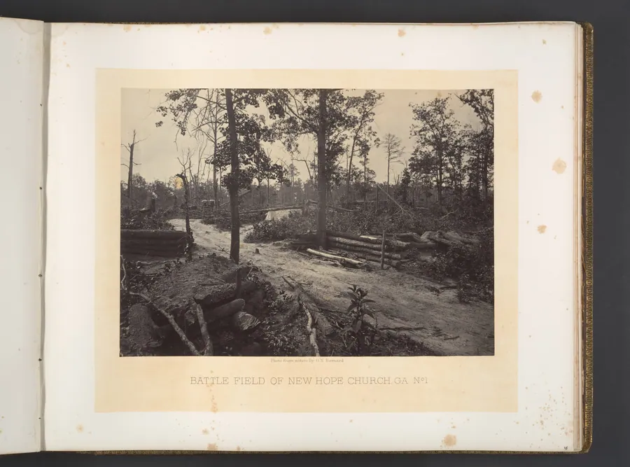 Battle Field of New Hope Church, Georgia No. 1 by George N. Barnard