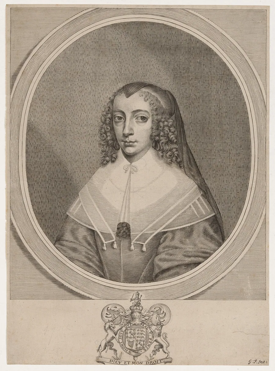 Henrietta Maria by William Faithorne